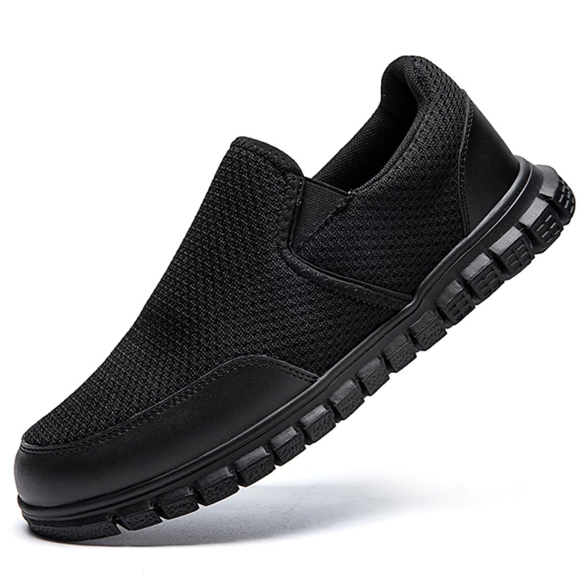 WOHHHW Mens Loafers Walking Casual Slip On Shoes Comfortable Lightweight Boat Shoes Fashion Classcial Sneakers Black US 12